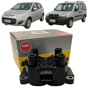 Bobina Ignição Original Ngk Para Fiat Doblo Fiorino Idea