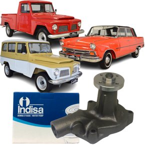 Bomba D'agua Ford F75 Itamaraty Rural Motor Bf161 6 Cilindro