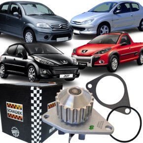 Bomba De Agua Schadek Citroën C3 Peugeot 206 207 Sw Hoggar 1.4 8v