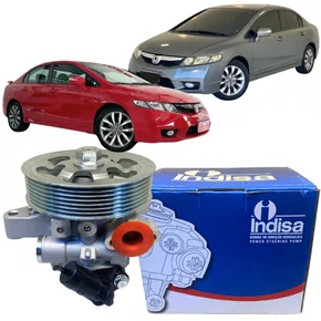 Bomba De Direção Hidráulica Indisa Para Honda Civic 1.8 2.0
