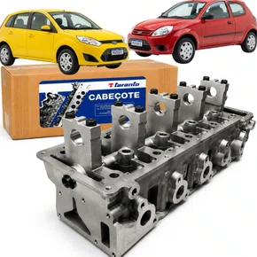 Cabeçote Ford Fiesta / Ka 1.0 8v Flex Zetec Rocam Novo Na Cx