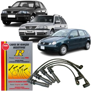 Cabo De Vela Ignição Ngk Polo Gol Parati 1.0 16v 2001 A 2006