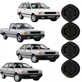 Coxim Escapamento Borracha Caveirinha Gol Parati Saveiro