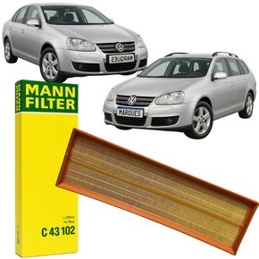 Filtro De Ar Mann Jetta 2.5 2006 2007 2008 2009 2010 2011