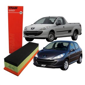 Filtro De Ar Original Fram 207 2009 À 2014 Hoggar 1.4 2010