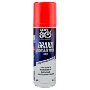 Graxa Branca Car 80 300ml Lubrificante Resistente