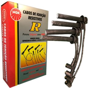 Jogo Cabo De Vela Ngk Fiat Motores 1.6 1.8 16v E-torq