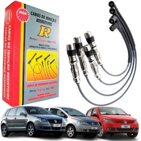 Jogo Cabo De Vela Ngk Fox Polo Gol G5 Saveiro Voyage 1.6 8v 

Jogo Cabo De Vela Original Ngk Volkswagen Fox Polo Gol G5 Saveiro Voyage 1.6 8v
