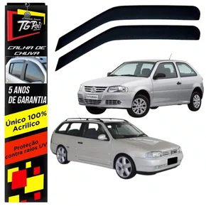 Jogo Calhas De Chuva Tg Poli Vw Gol Parati 2 Portas G2 G3 G4