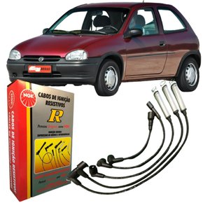 Jogo De Cabo De Vela Ngk Para Chevrolet Corsa 1.0 1.4 1.6.