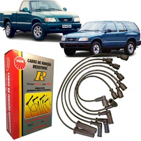 Jogo De Cabo De Vela Ngk Para Chevrolet S10 Blazer 4.3.