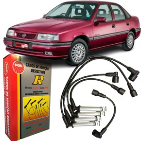Jogo De Cabo De Vela Ngk Para Chevrolet Vectra 1993 A 1995.