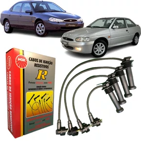 Jogo De Cabo De Vela Ngk Para Ford Escort Mondeo Zetec.