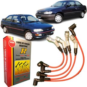 Jogo De Cabo De Vela Ngk Para Ford Escort Vw Logus.