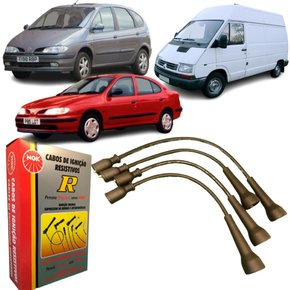 Jogo De Cabo De Vela Ngk Para Renault Trafic Scenic Megane.