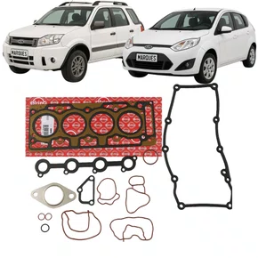 Jogo De Junta Superior Com Retentor Elring Para Fiesta E Ka