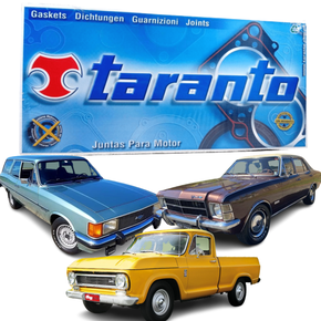 Jogo Junta Parcial Retificação C10 Opala Caravan 2.5 77 A 84