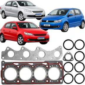 Jogo Junta Superior Cabeçote Voyage Fox Gol G5/6 1.0 8v Sabo