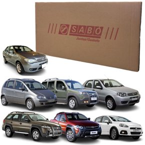 Jogo  Juntas Metal Motor Sabó Fiat Punto Idea Siena Palio 1.4 8v