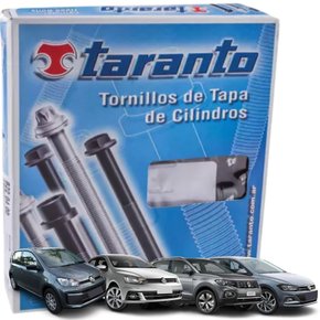 Kit Parafuso De Cabeçote Taranto Volkswagen T-Cross Up Gol Golf Nivus Polo Fox Voyage 1.0 12v