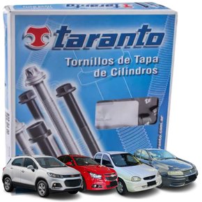 Kit Parafuso De Cabeçote Taranto Stilo Corsa Cruze Tracker Meriva Sonic