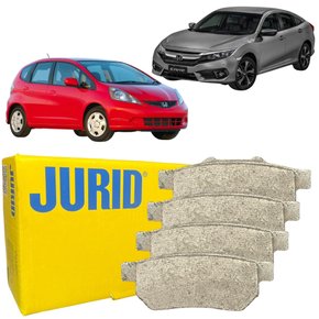 Jogo Pastilha De Freio Traseiro Jurid Honda Civic E Fit