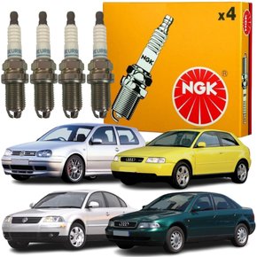 Jogo Vela Ignição original Ngk Audi A3 A4 Golf 1.8 20v Turbo
