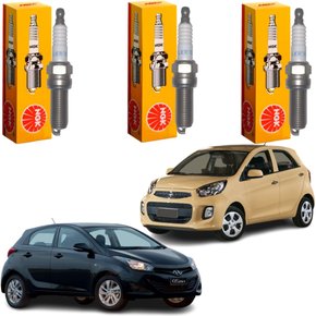 Jogo Vela Ignição original NGK Hyundai Hb20 1.0 12v Kia Picanto 10 A 14 1.0 12v
