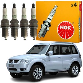 Jogo Vela Ignição original Ngk Mitsubishi Pajero Tr4 2.0 16v Flex 2009 a 2015