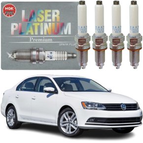 Jogo Vela Ignição Platinum NGK Volkswagen Golf Jetta Tiguan 1.4 150cv TSI