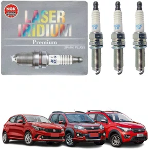 Jogo Vela Iridium Ngk Fiat Argo Mobi Uno 1.0 6v Firefly