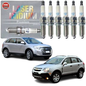 Jogo Vela Iridium Ngk Gm Captiva 3.6 24v Ford Edge 3.5 V6