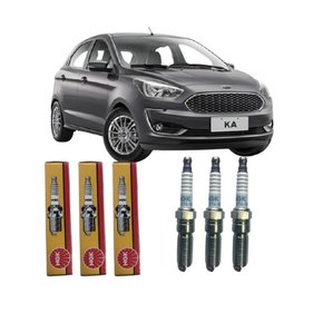 Jogo Velas Ngk Ford Ka Ka+ 1.0 12v. 3cil 2014 2015 2016 2017