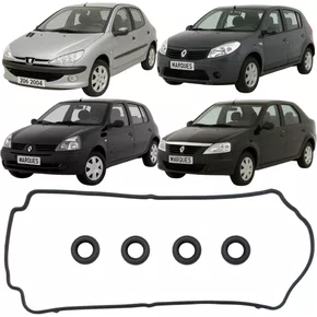 Junta Tampa Válvula Renault Clio Sandero 1.0 16v Hiflex D4d