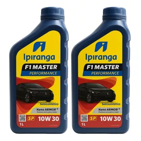 Kit 02 Óleo Motor 10w30 Semi Sintético Ipiranga F1 Master