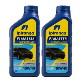 Kit 02 Óleo Motor 10w40 Semi Sintético Ipiranga F1 Master