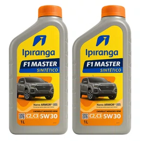 Kit 02 Óleo Motor Ipiranga Nano Armor Sintético 5w30