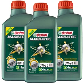 KIT 03 OLEO 0W20 CASTROL SINTETICO
