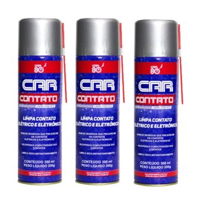 KIT 03 SPRAY LIMPA CONTATO
