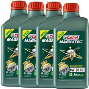 KIT 04 OLEO 0W20 CASTROL SINTETICO