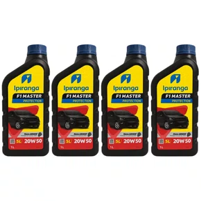 Kit 04 Oleo Motor 20w50 Mineral Api Sl Ipiranga F1 Master
