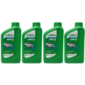 Kit 04 Oleo Motor 20w50  Mineral Api Sl Lubrax Essencial