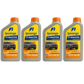 Kit 04 Oleo Motor 5w30 Api Ipiranga Nano Armor Acea C2/c3