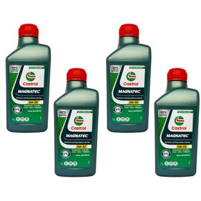 Kit 04 Óleo Motor Castrol Magnatec 5w30 Sintético Api Sp