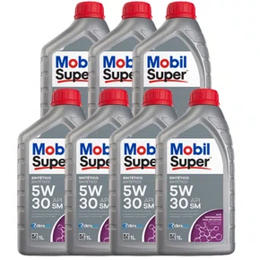 KIT 07 OLEO 5W30 SM SINTETICO DIESEL MOBIL