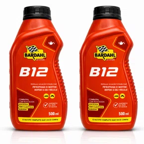 Kit 2 Aditivo Para Óleo De Motor Bardahl B12 Plus 500ml Ofer