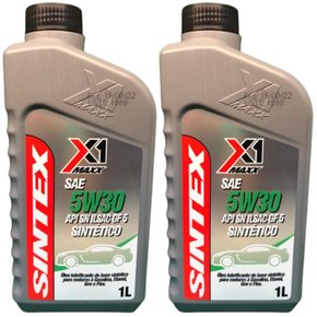 Kit 2 Óleos Motor X1 Maxx Sae 05w30 Api Sn Sintético