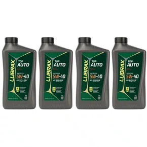 Kit 4 Óleo 5w40 Lubrax Valora Sintético