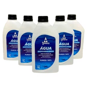 Kit 5 Águas Desmineralizadas Original Tirreno Abnt Nbr 14261