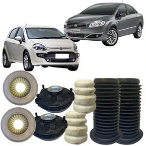 Kit Amortecedor De Suspensão Dianteiro Mobensani Para Linea